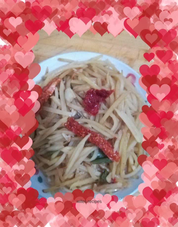 Hot and sour potato shreds