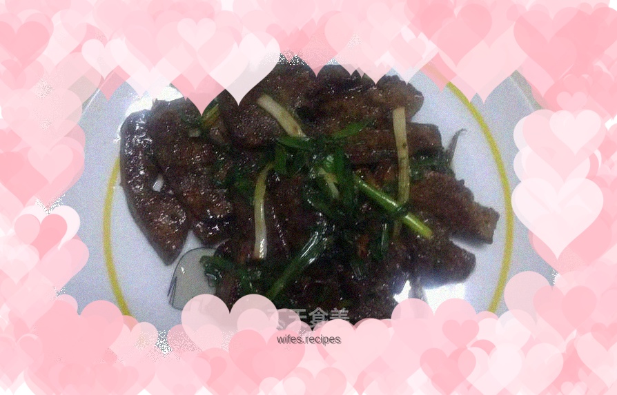 Oil-fried pork liver