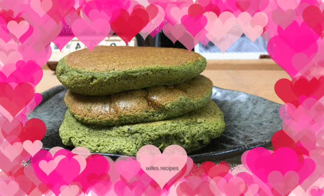 The fourth matcha flavor recipe--Matcha Soufflé Waffles (no baking powder version)