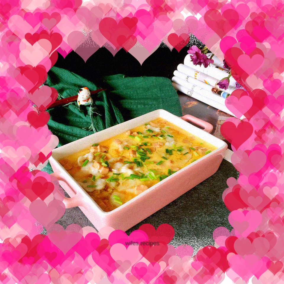 Fish fillet, foie gras and stewed eggs