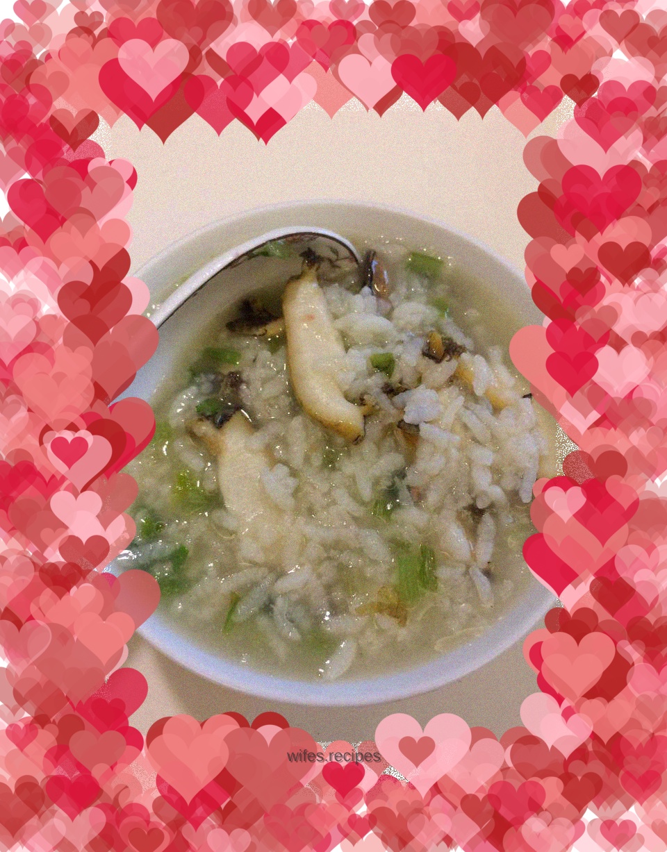 Parsley and Abalone Porridge