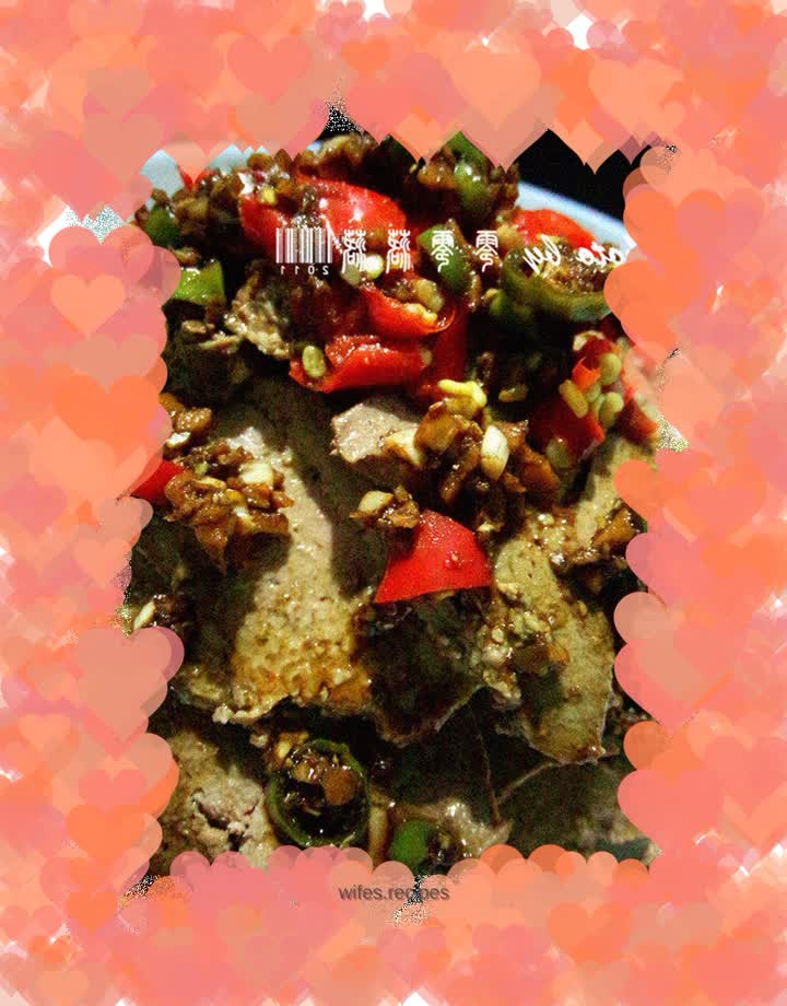 Pork Liver Salad with Double Peppers