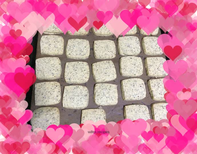 Black tea shortbread