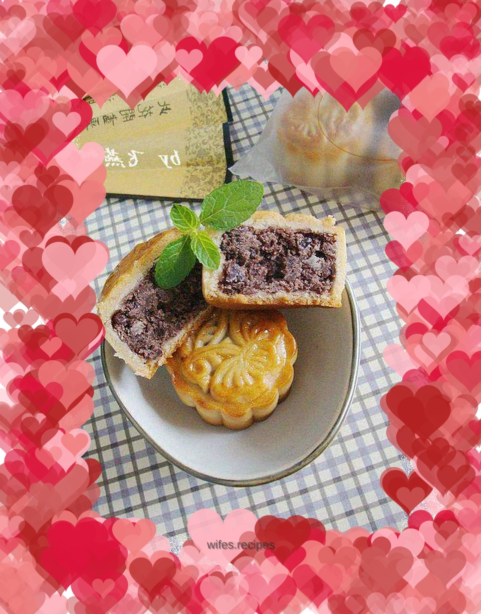 Full Moon Mid-Autumn Festival--------[Cantonese Style Bean Paste Mooncakes]