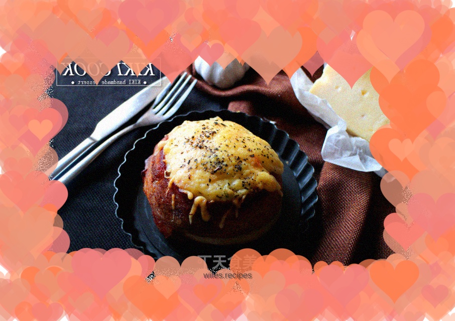 Bacon cheese pilaf rice cup