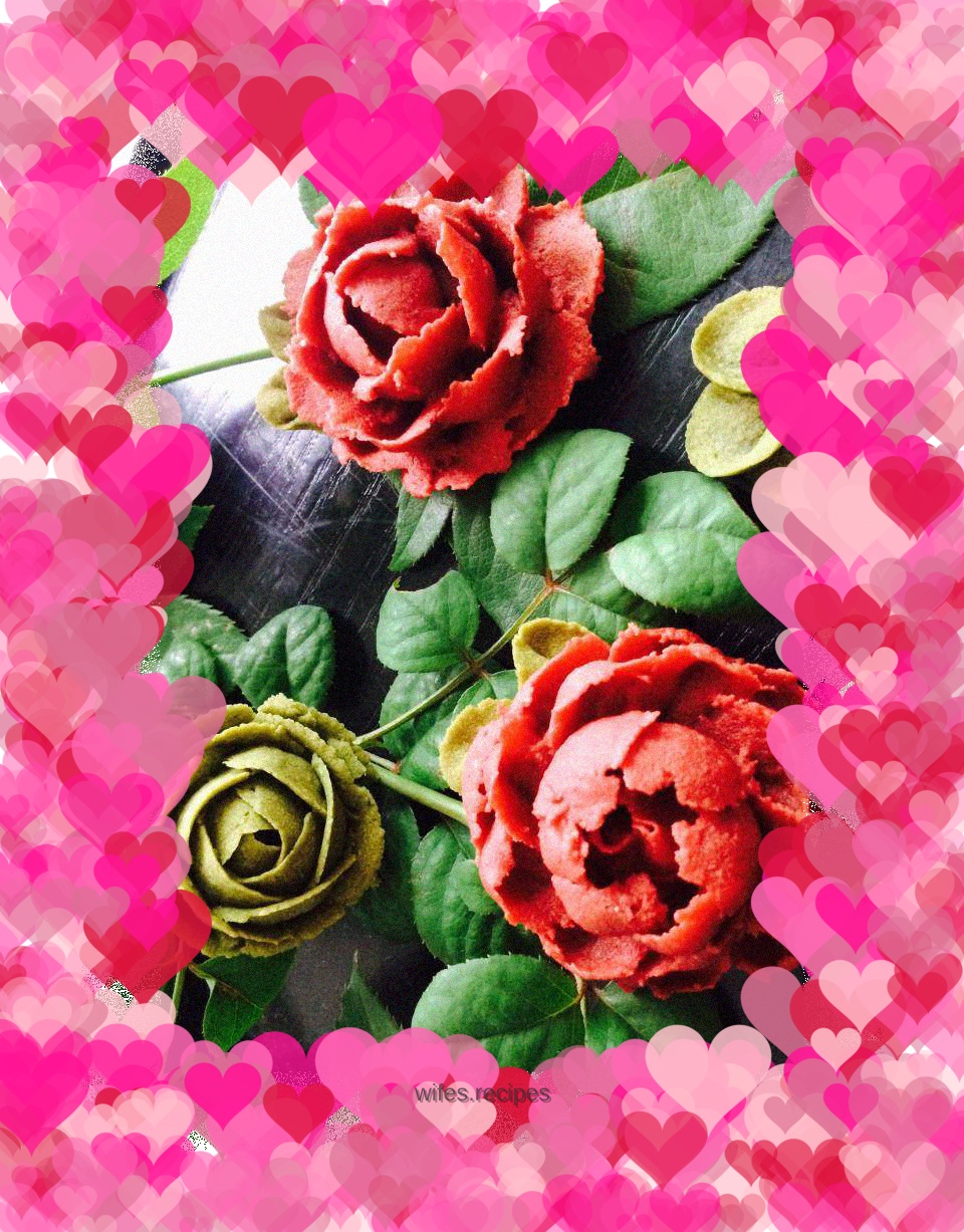 Bean Paste Decorated Cookies