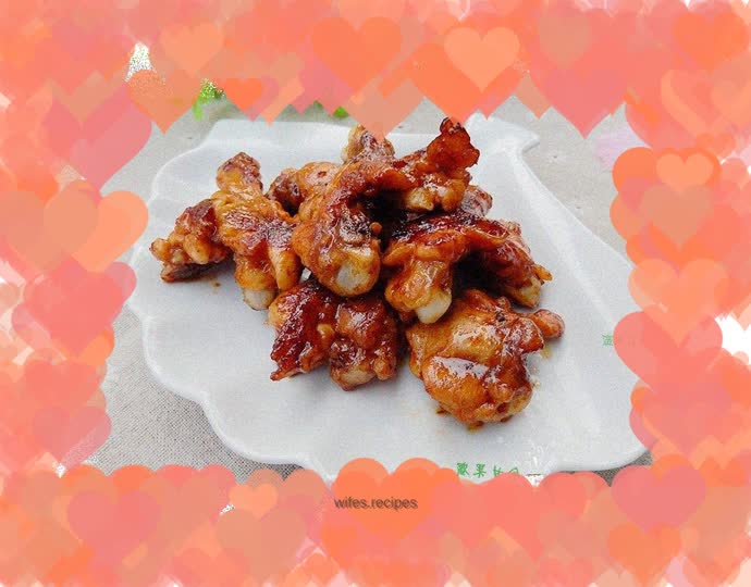 Pan-fried chicken wings