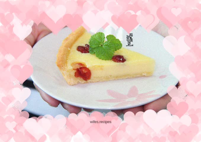 Cranberry Coconut Cheese Pie