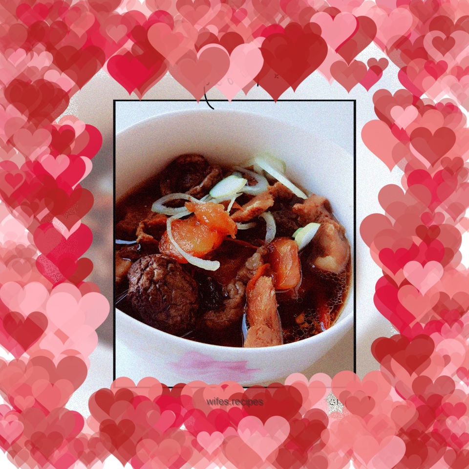 Mushroom stewed mutton