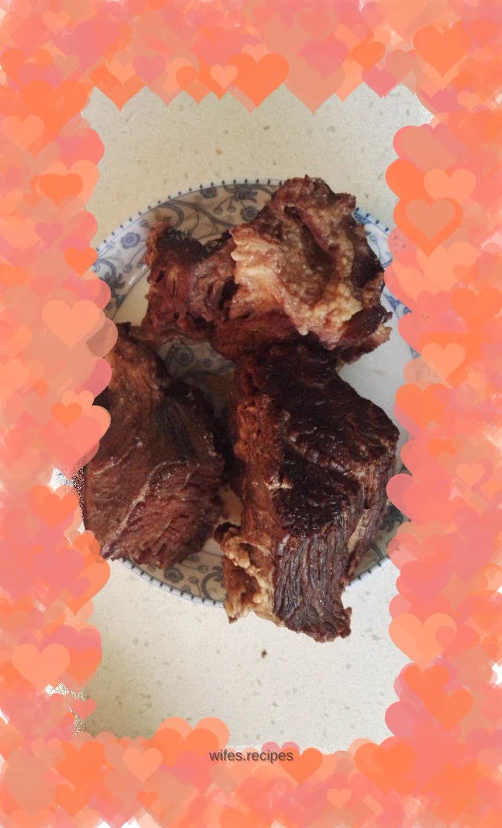 Braised beef
