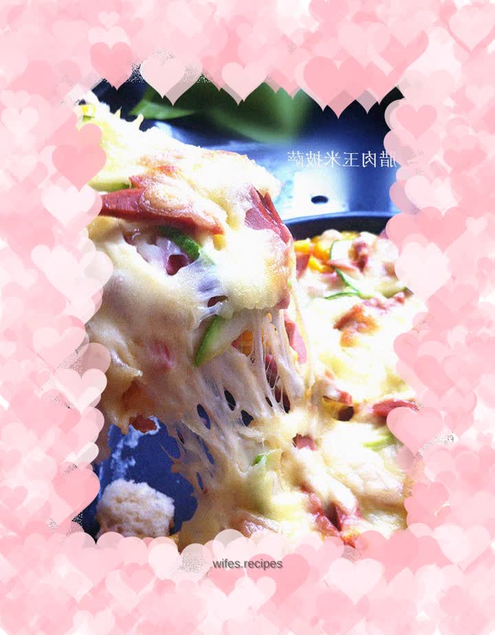 Bacon and Corn Pizza