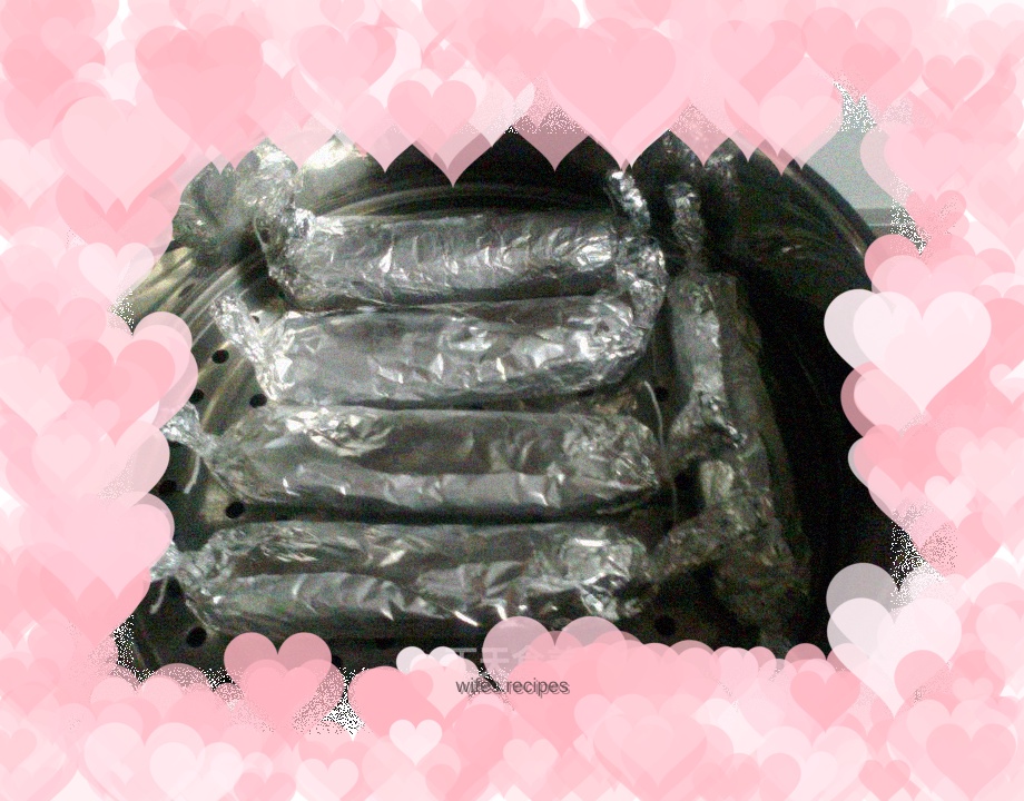 Homemade ham sausage