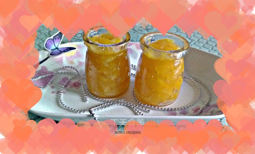 Bread machine version: sweet orange jam
