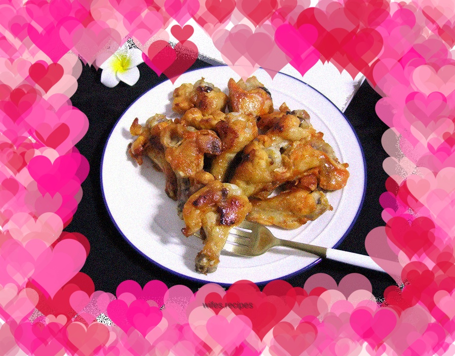 Tender roasted chicken legs