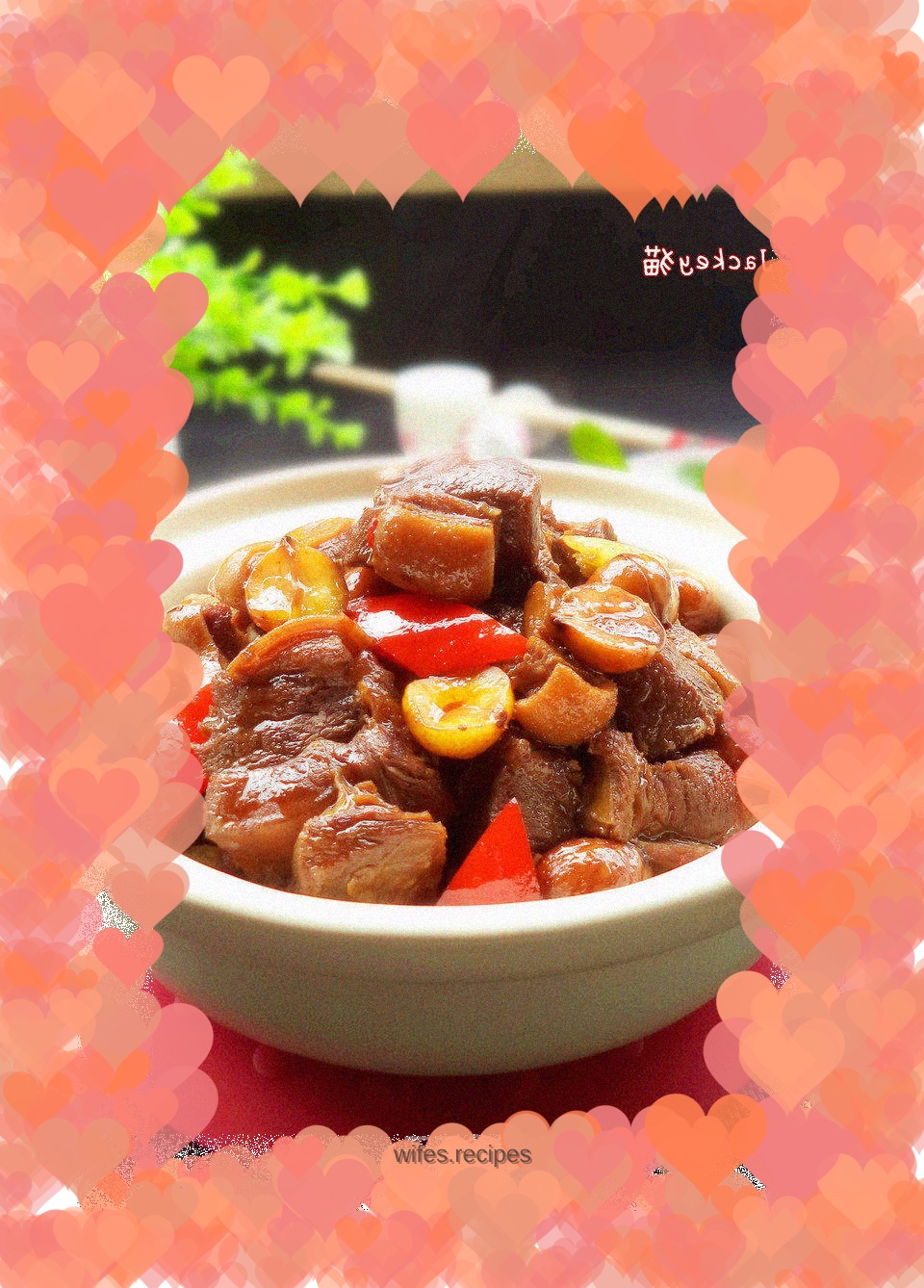 Mutton braised with chestnuts