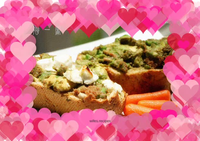 Avocado and Tuna Grilled Baguette