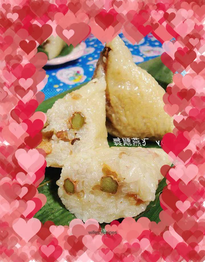 Zongzi Love Dragon Boat Festival-----[Pea Sausage Pointed Zongzi]