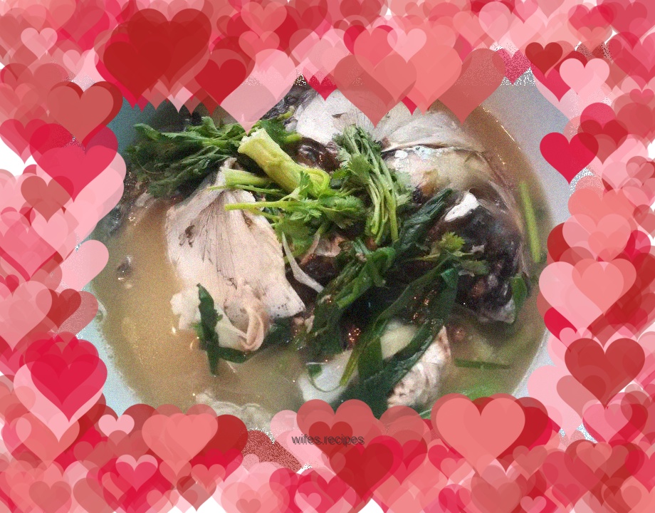 Fish head in clear soup