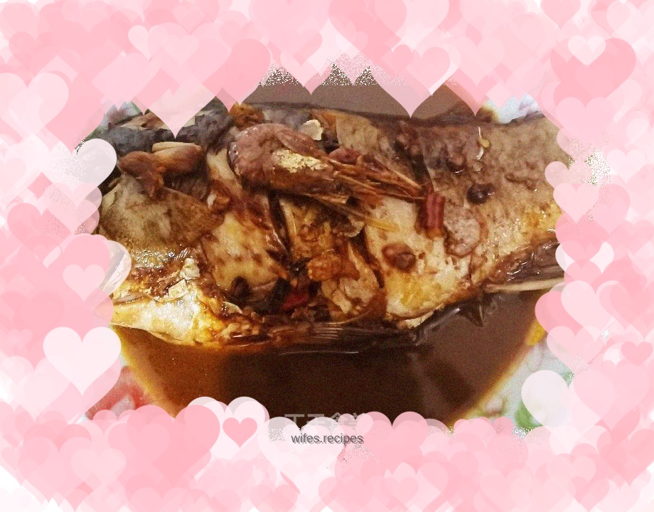 Braised crucian carp