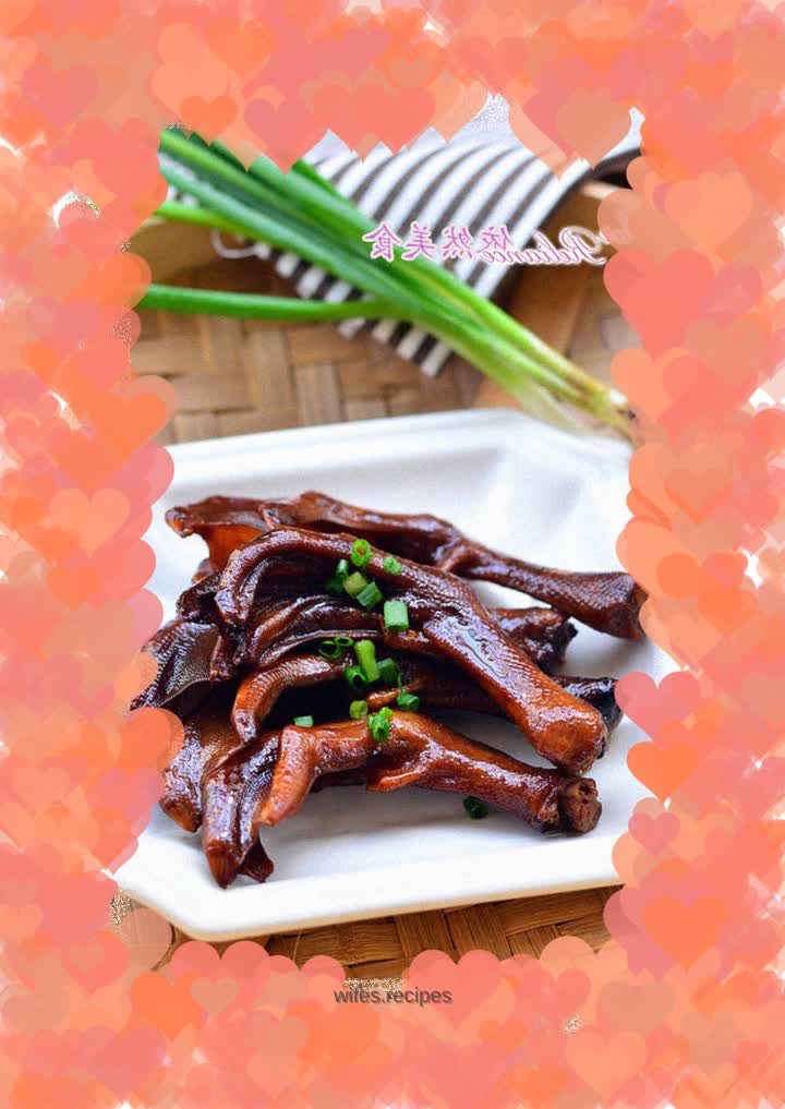 The most common duck feet can be delicious - caramel braised duck feet