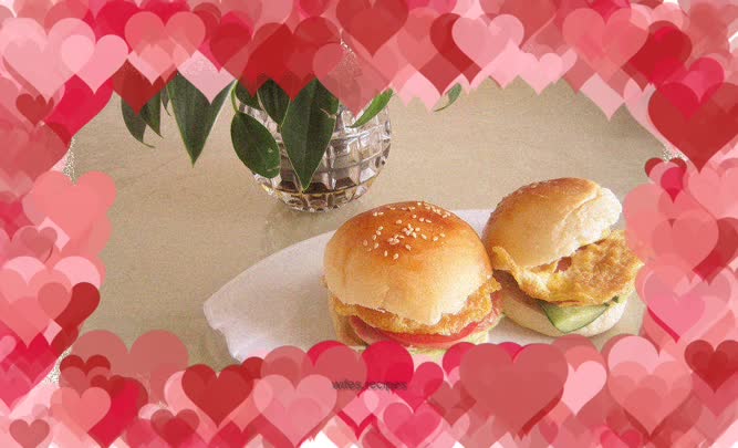 Homemade hamburger