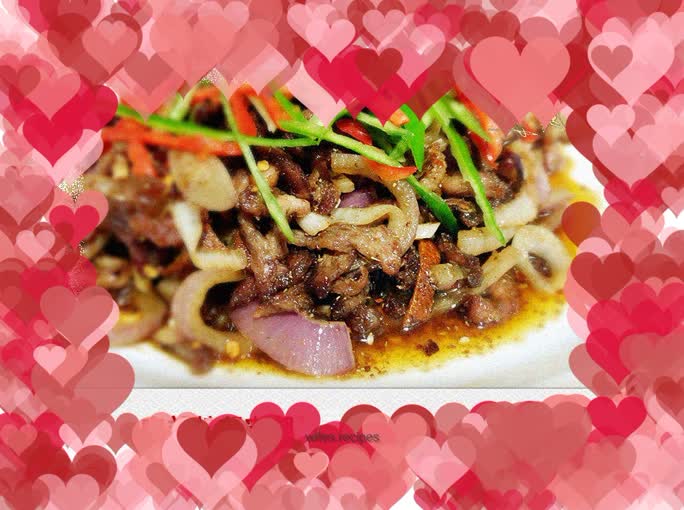 Lamb with tangerine peel and cumin