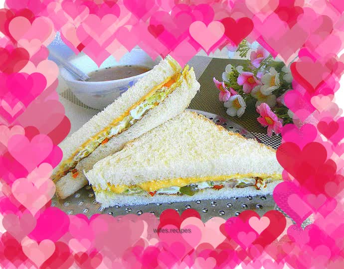 Kuaishou breakfast homemade sandwich