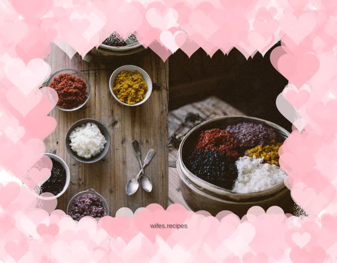 Five-color glutinous rice