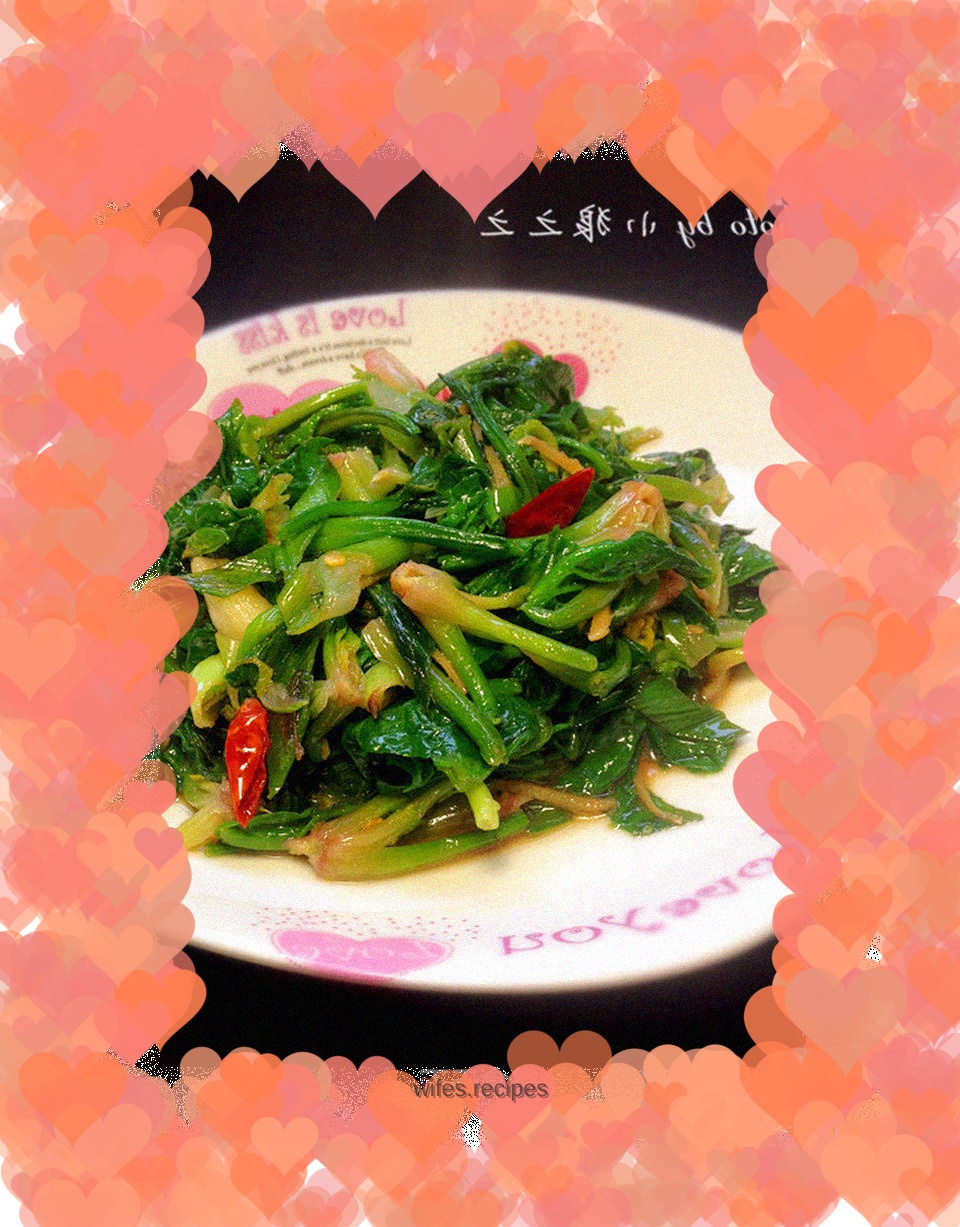 Light and soothing—Vegetarian fried spinach
