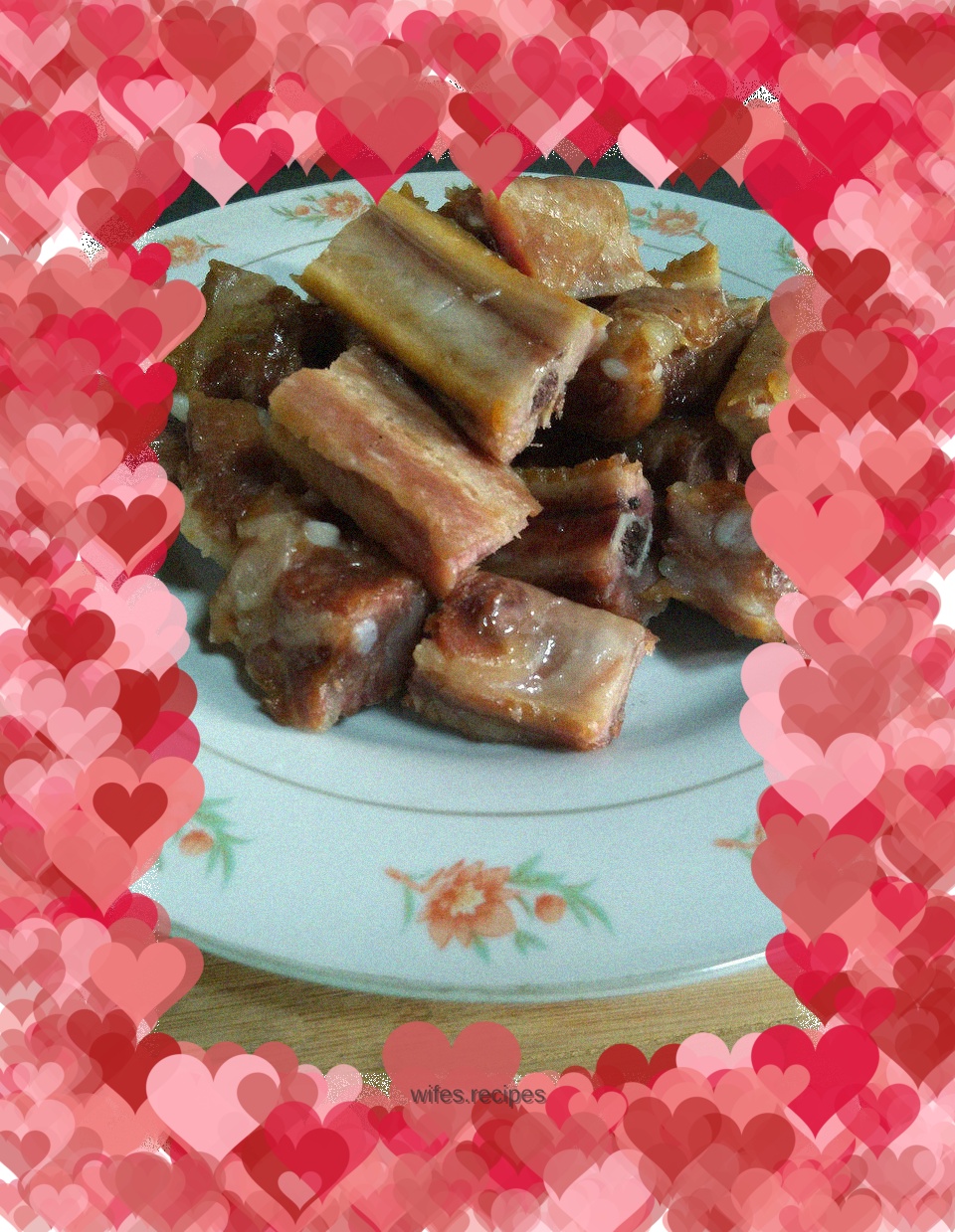【Wind-blown pork ribs】