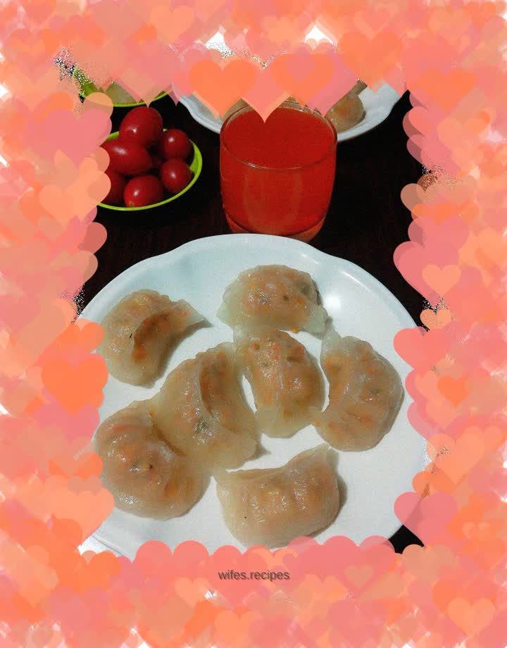 Crystal steamed dumplings