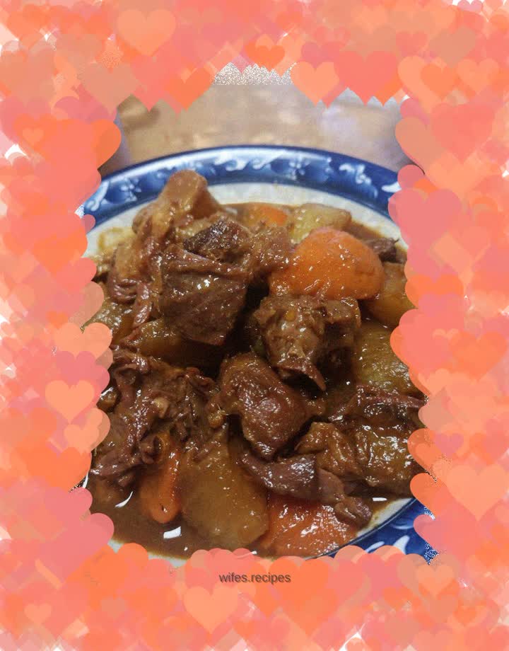 Beef stew with radish