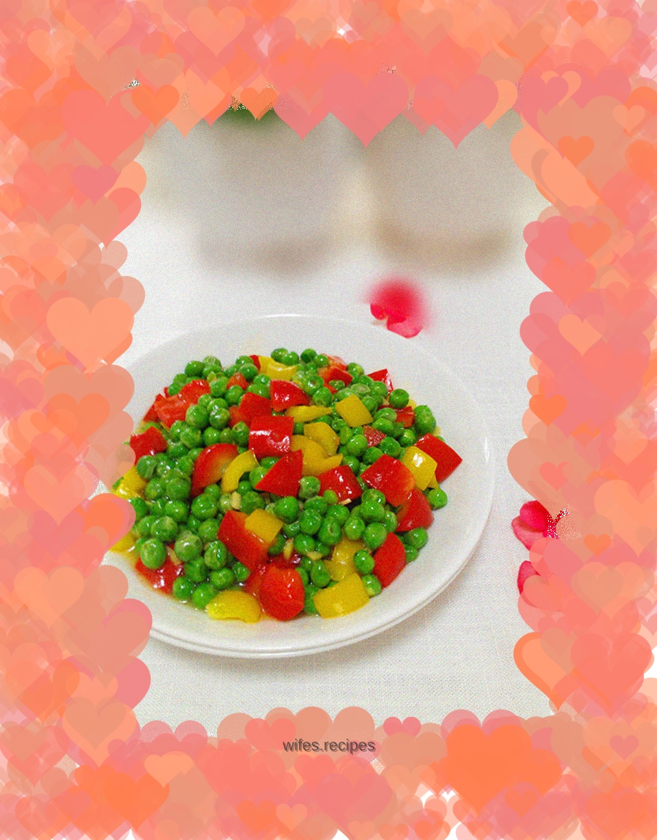 Super weight loss dish colorful sweet peas