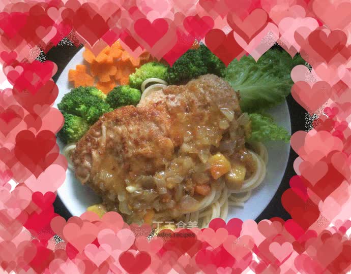 Pork Chop Curry Pasta