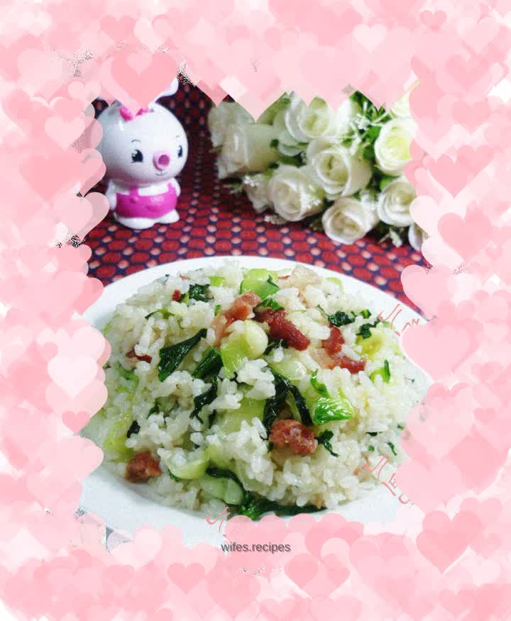 Fried rice with vegetables and vegetables