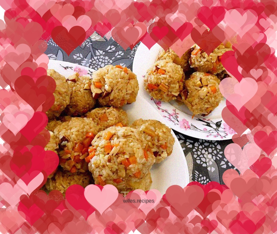 The baby’s favorite from Tudoujia--[Colorful Vegetable Glutinous Rice Balls]