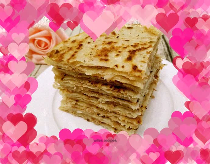 Simple version of Thousand Layer Meat Pancake