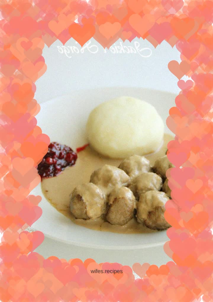DIY IKEA Swedish Meatballs - 24 steps to explain the official IKEA Swedish Meatballs recipe