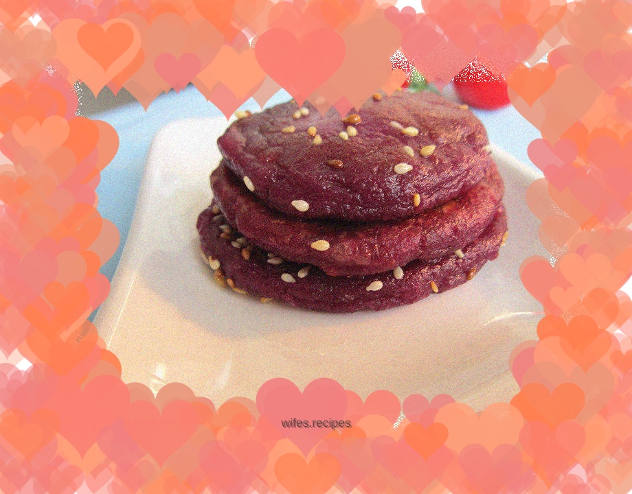 Purple Sweet Potato Glutinous Rice Cake