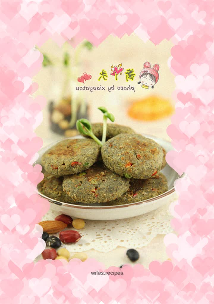 Milky bean dregs cake