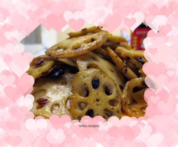 Stir-fried lotus root slices (rice cooker version)