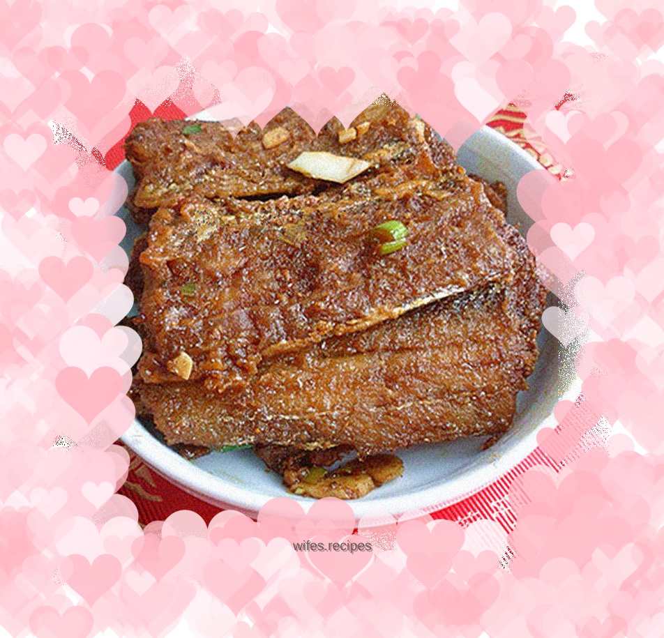 Sweet and sour hairtail fish