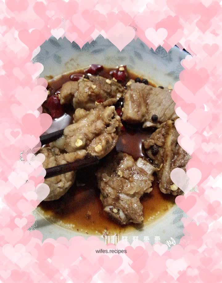 Cook soy sauce pork ribs in rice cooker