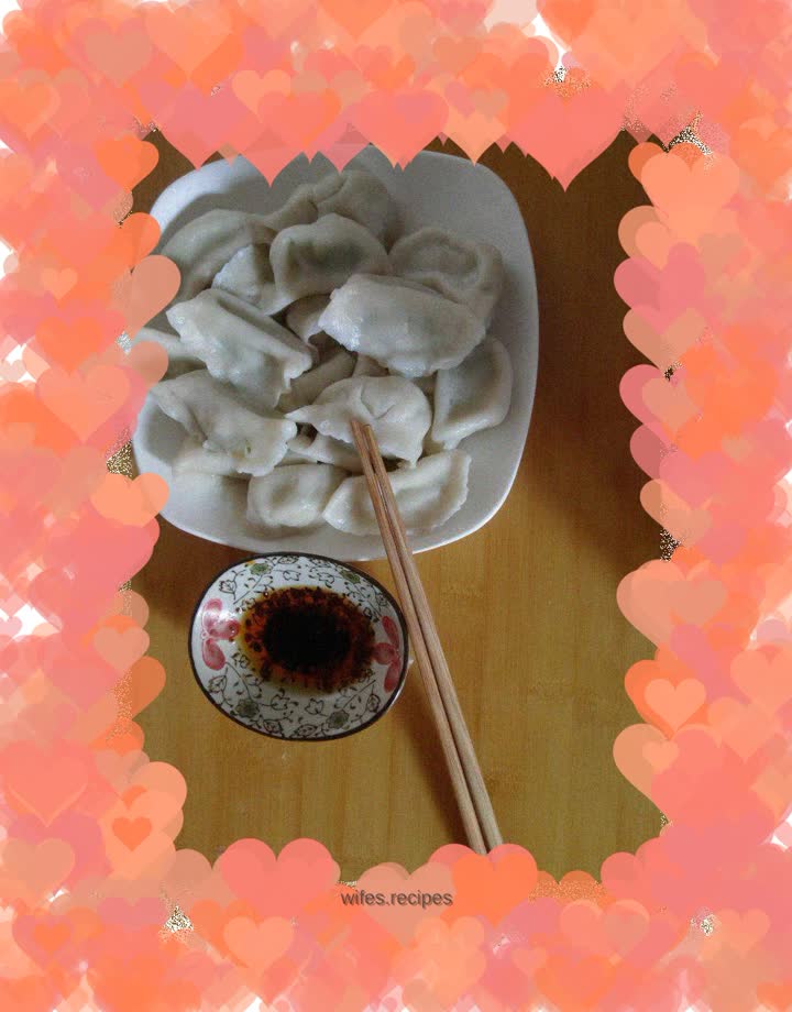 Jiaogua, egg and shrimp dumplings