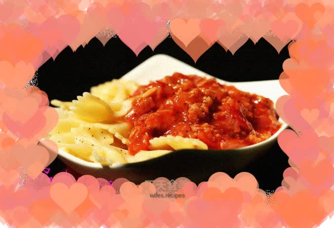 Italian butterfly noodles