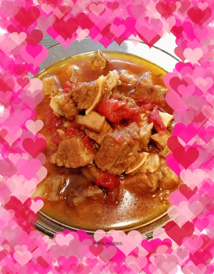 Beef Brisket Stewed with Tomatoes