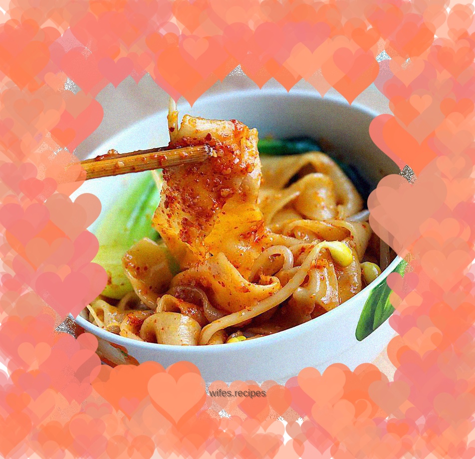 Homemade oily noodles