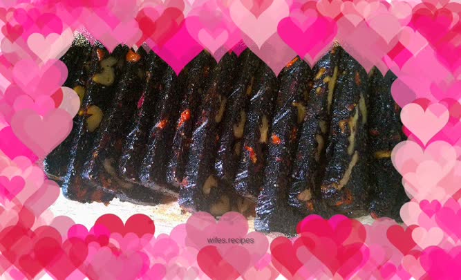 Rose donkey-hide gelatin cake - simmer the hibiscus noodles slowly