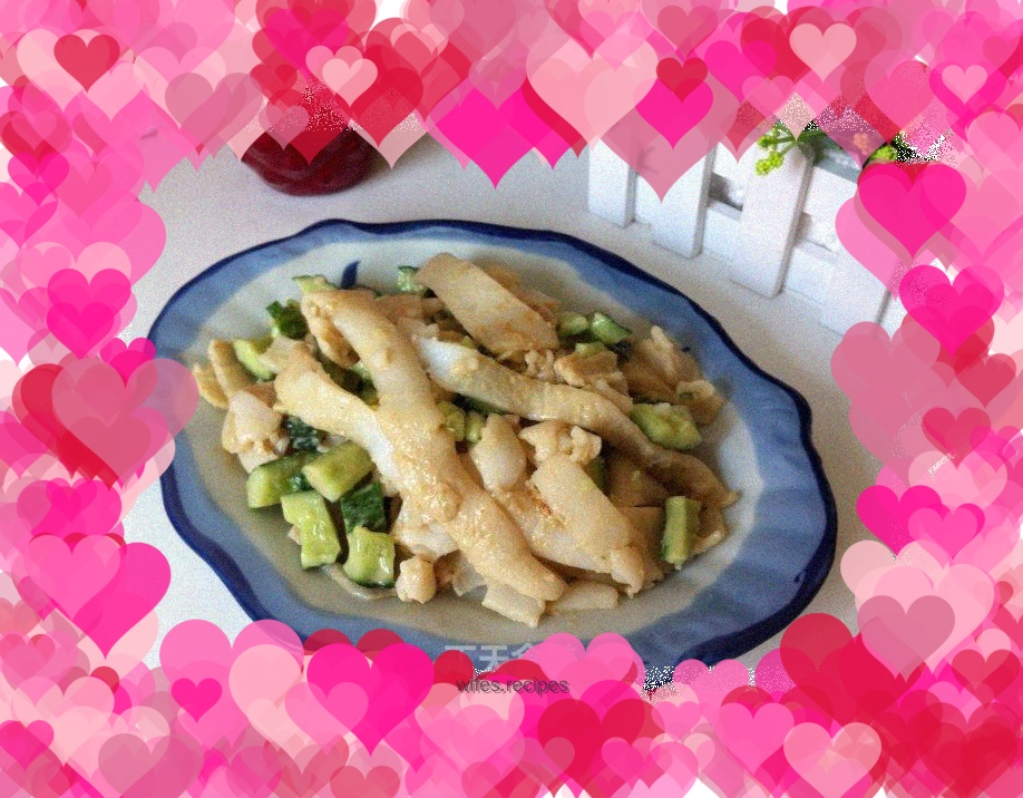 Rice skin cold noodles