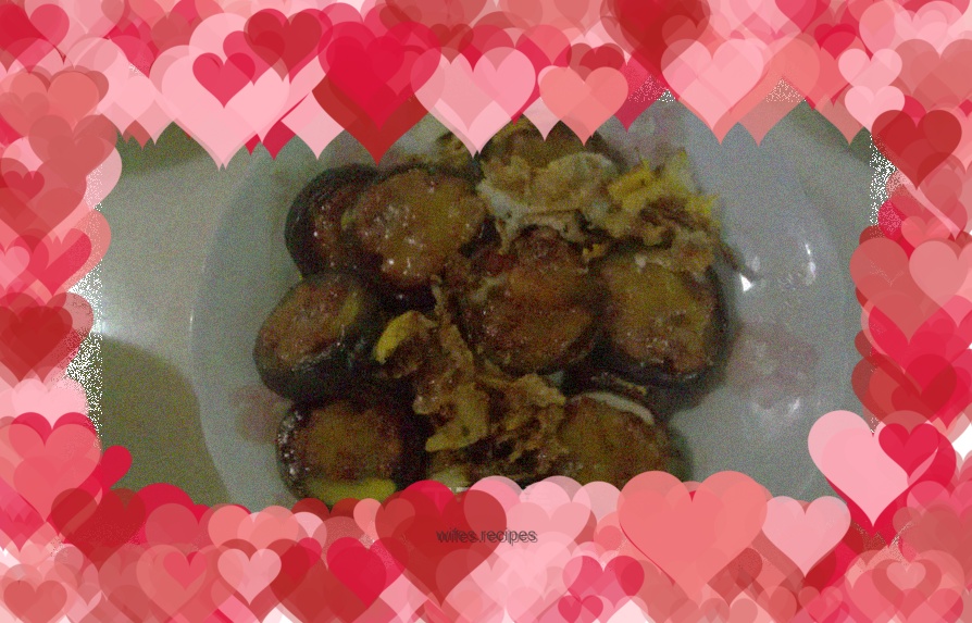 Shiitake mushrooms carrying little eggs